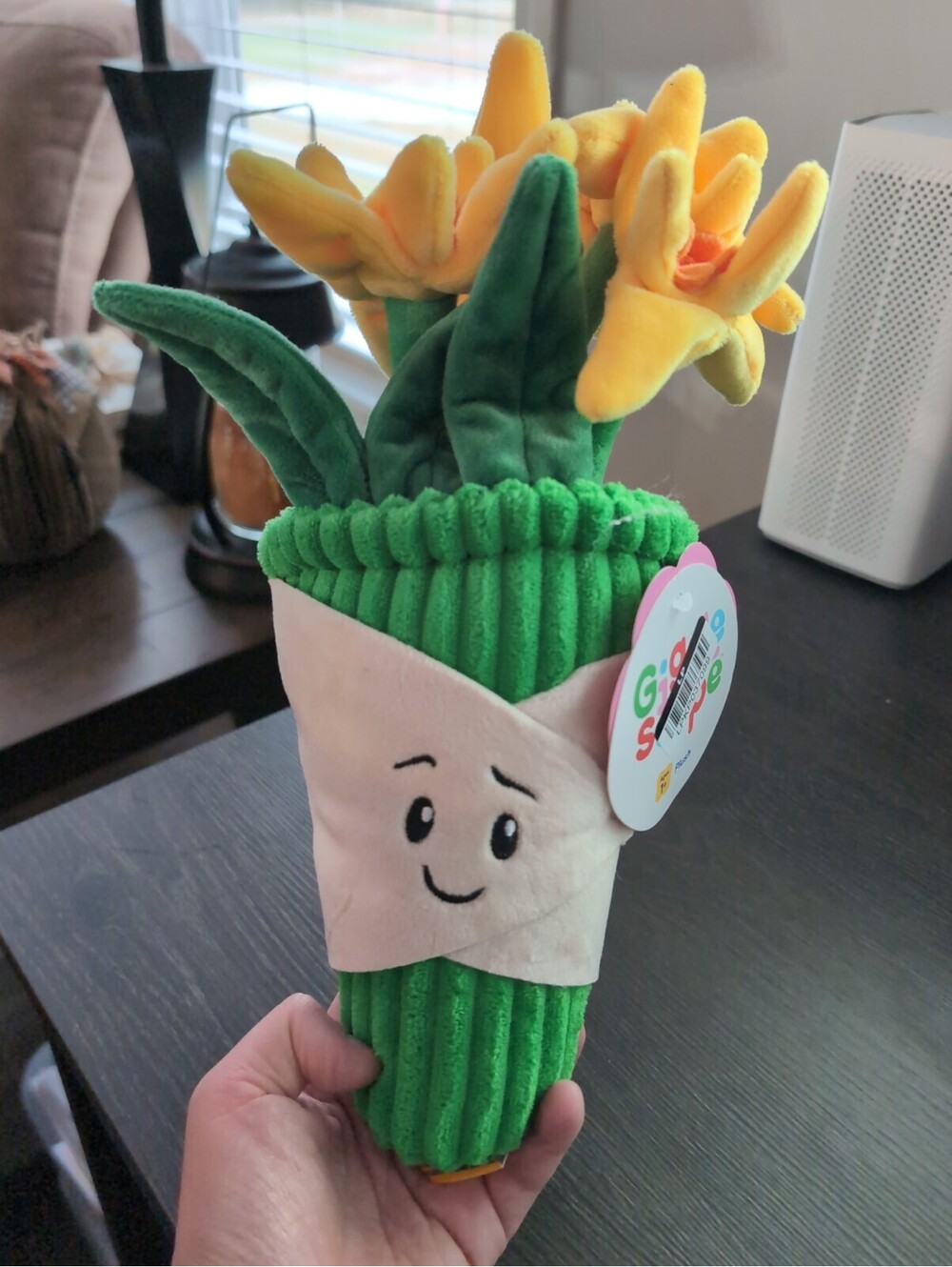 Gigglescape 12” Daffodil Bouquet Plush New Flowers Giggle Scape